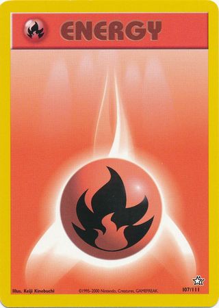 Fire Energy (107/111) [Neo Genesis Unlimited] | Rock City Comics