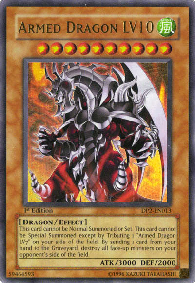 Armed Dragon LV10 [DP2-EN013] Ultra Rare | Rock City Comics