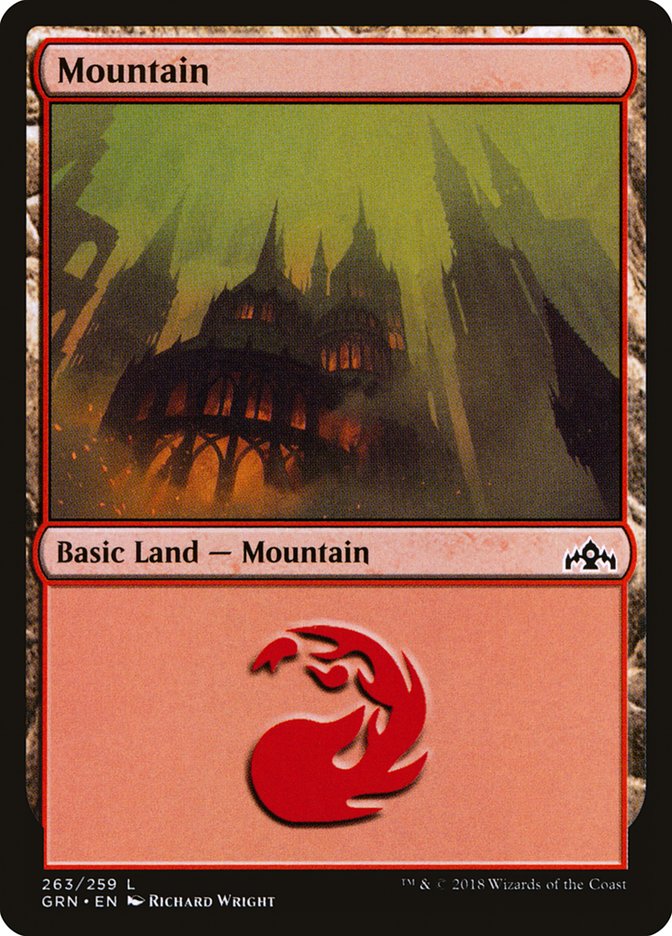 Mountain (263) [Guilds of Ravnica] | Rock City Comics