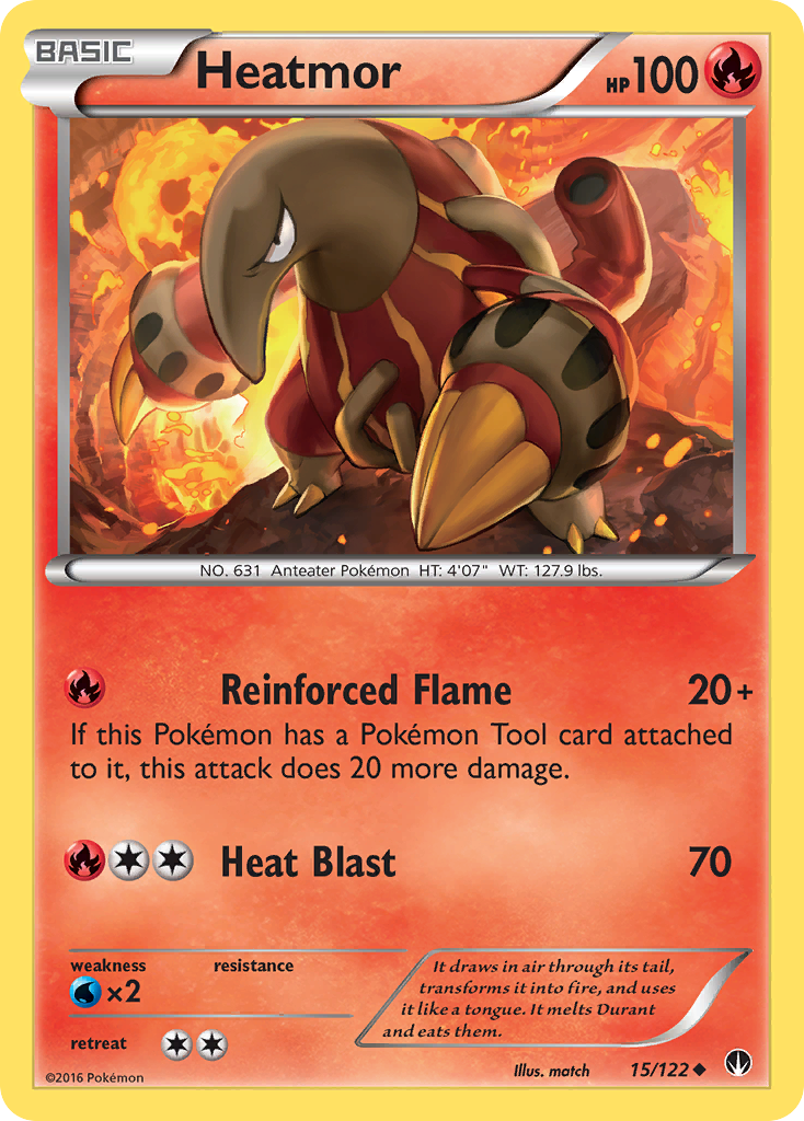 Heatmor (15/122) [XY: BREAKpoint] | Rock City Comics