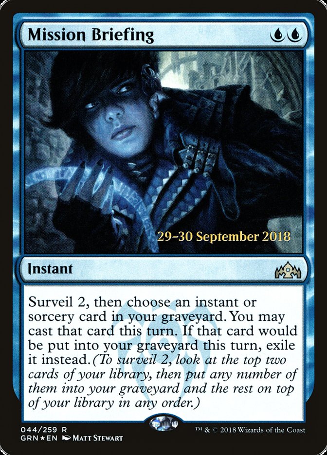 Mission Briefing  [Guilds of Ravnica Prerelease Promos] | Rock City Comics