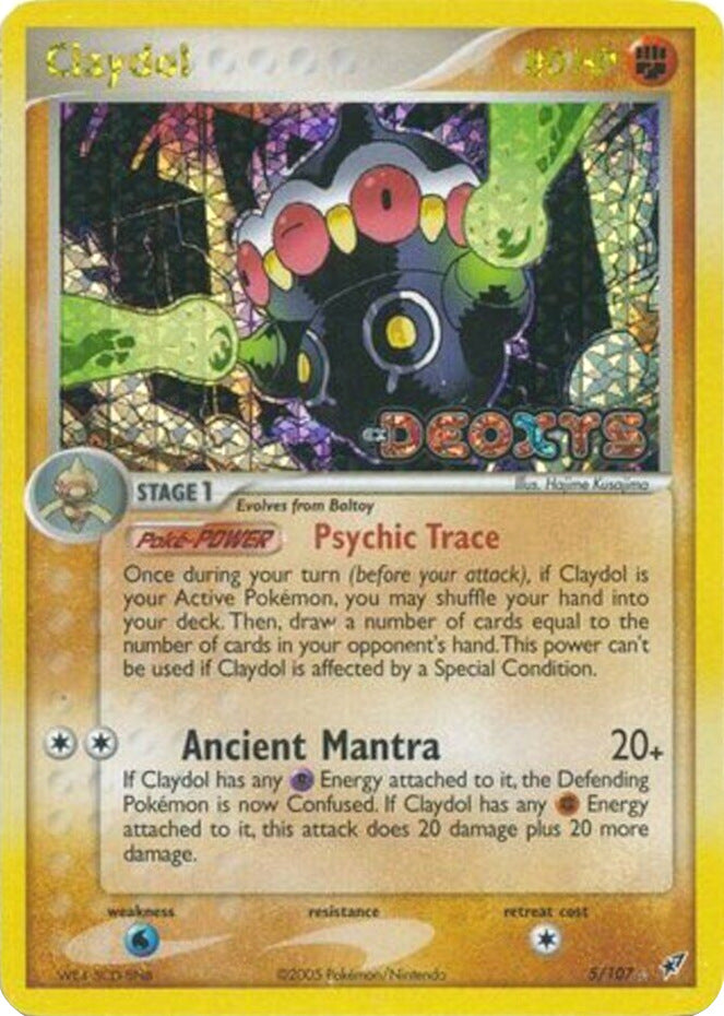 Claydol (5/107) (Stamped) [EX: Deoxys] | Rock City Comics