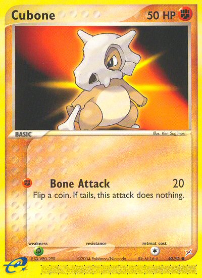 Cubone (40/95) [EX: Team Magma vs Team Aqua] | Rock City Comics