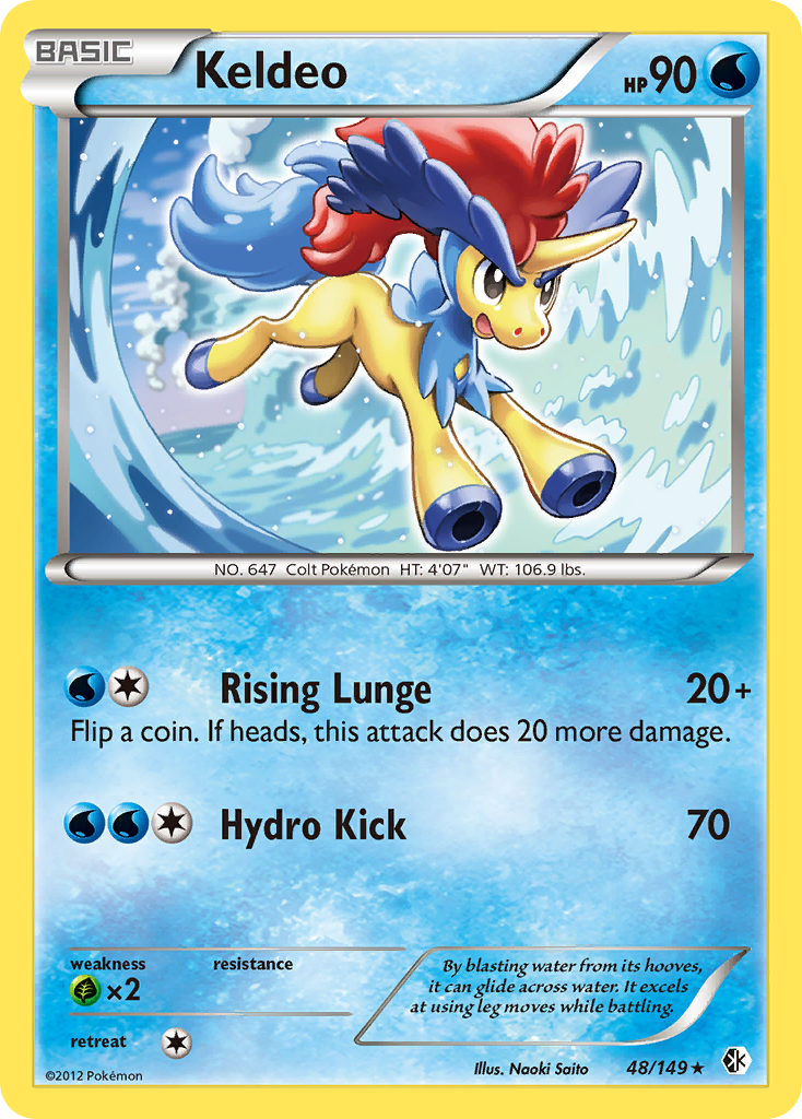 Keldeo (48/149) [Black & White: Boundaries Crossed] | Rock City Comics