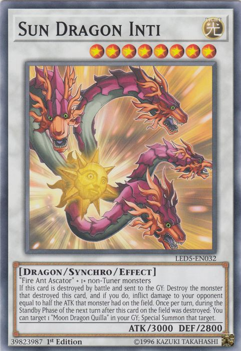 Sun Dragon Inti [LED5-EN032] Common | Rock City Comics