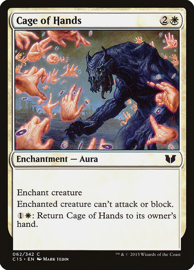 Cage of Hands [Commander 2015] | Rock City Comics