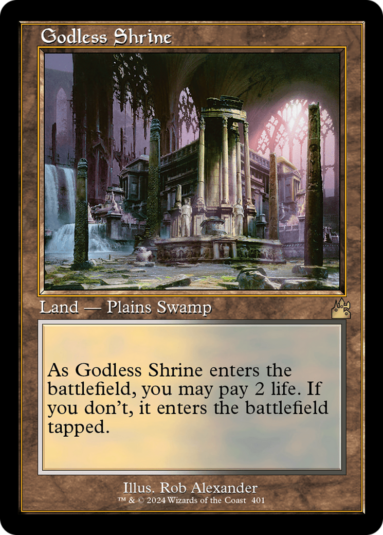 Godless Shrine (Retro) [Ravnica Remastered] | Rock City Comics