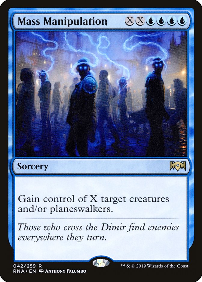 Mass Manipulation [Ravnica Allegiance] | Rock City Comics