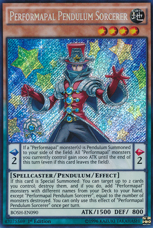 Performapal Pendulum Sorcerer [BOSH-EN090] Secret Rare | Rock City Comics