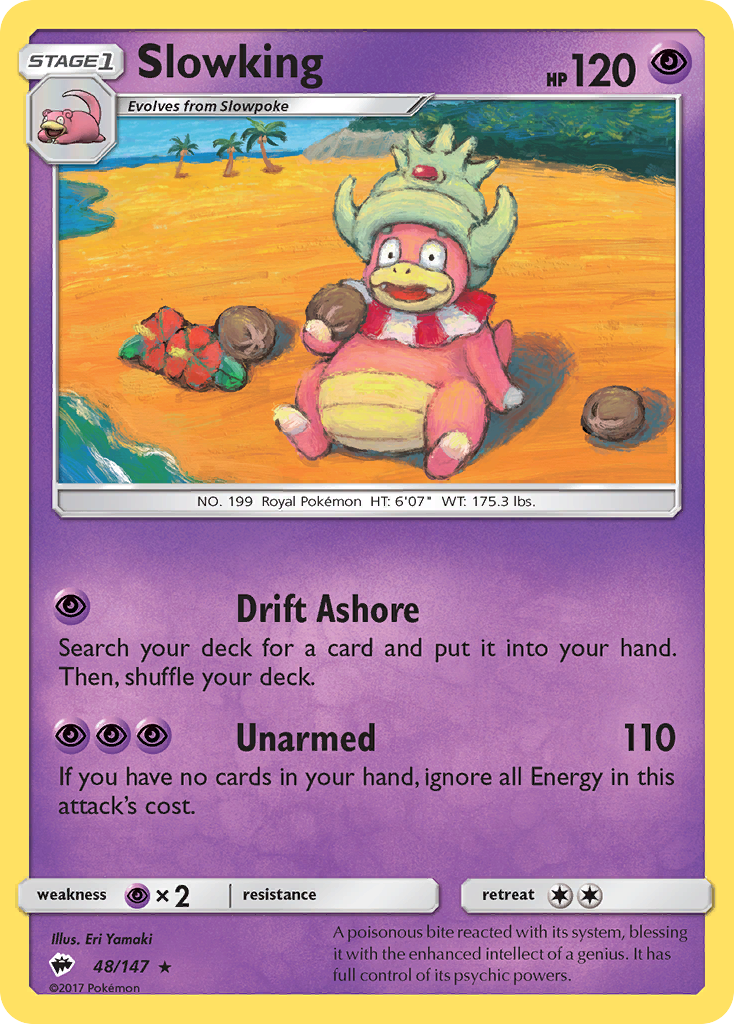 Slowking (48/147) [Sun & Moon: Burning Shadows] | Rock City Comics