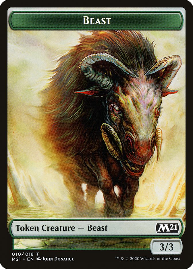 Beast [Core Set 2021 Tokens] | Rock City Comics