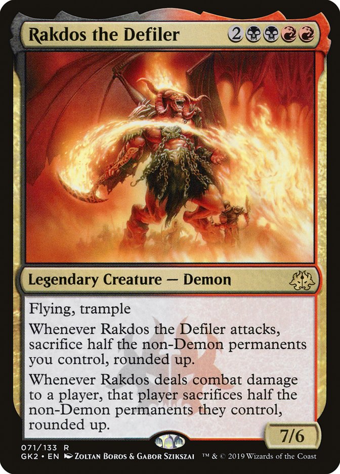 Rakdos the Defiler [Ravnica Allegiance Guild Kit] | Rock City Comics