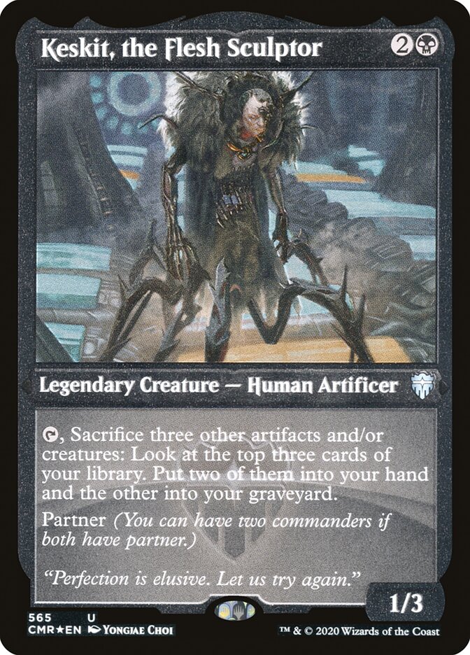 Keskit, the Flesh Sculptor (Etched) [Commander Legends] | Rock City Comics