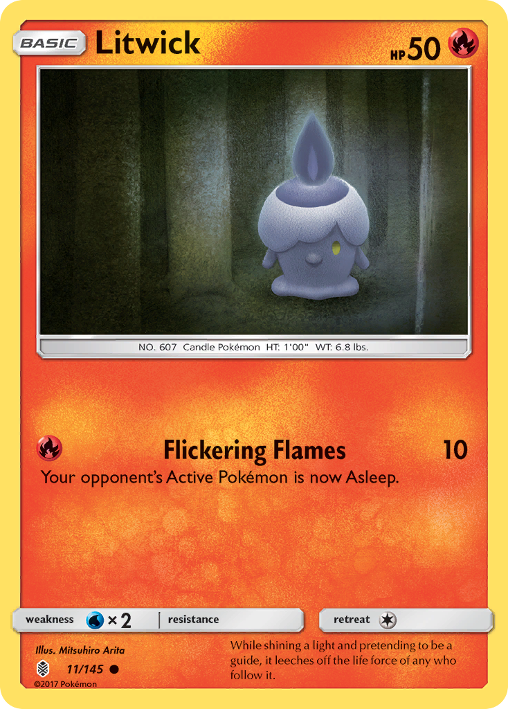 Litwick (11/145) [Sun & Moon: Guardians Rising] | Rock City Comics