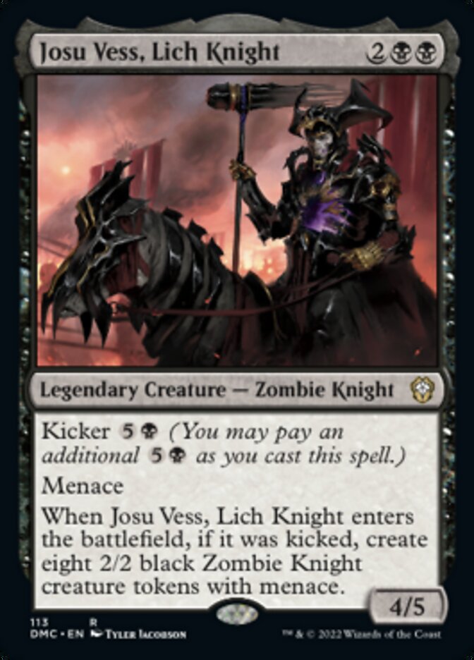 Josu Vess, Lich Knight [Dominaria United Commander] | Rock City Comics