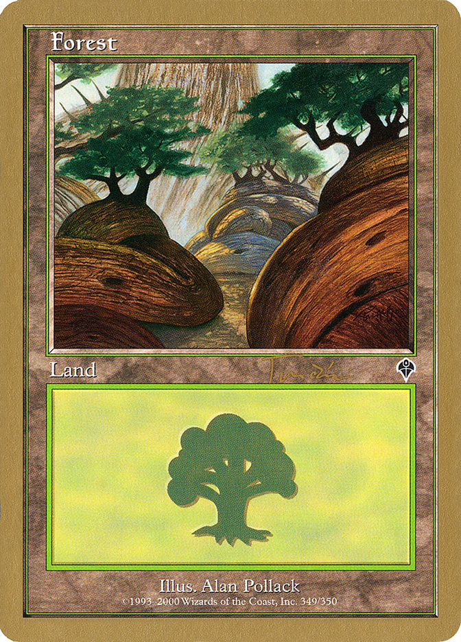 Forest (jt349a) (Jan Tomcani) [World Championship Decks 2001] | Rock City Comics