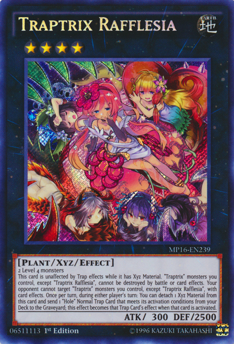 Traptrix Rafflesia [MP16-EN239] Secret Rare | Rock City Comics