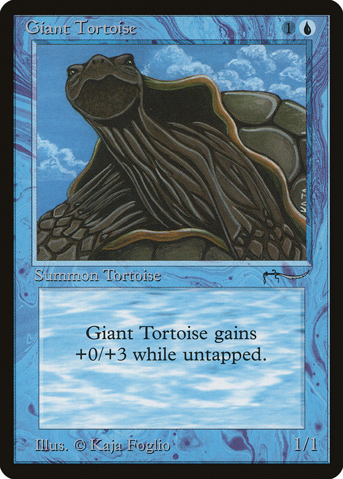 Giant Tortoise (Dark Mana Cost) [Arabian Nights] | Rock City Comics