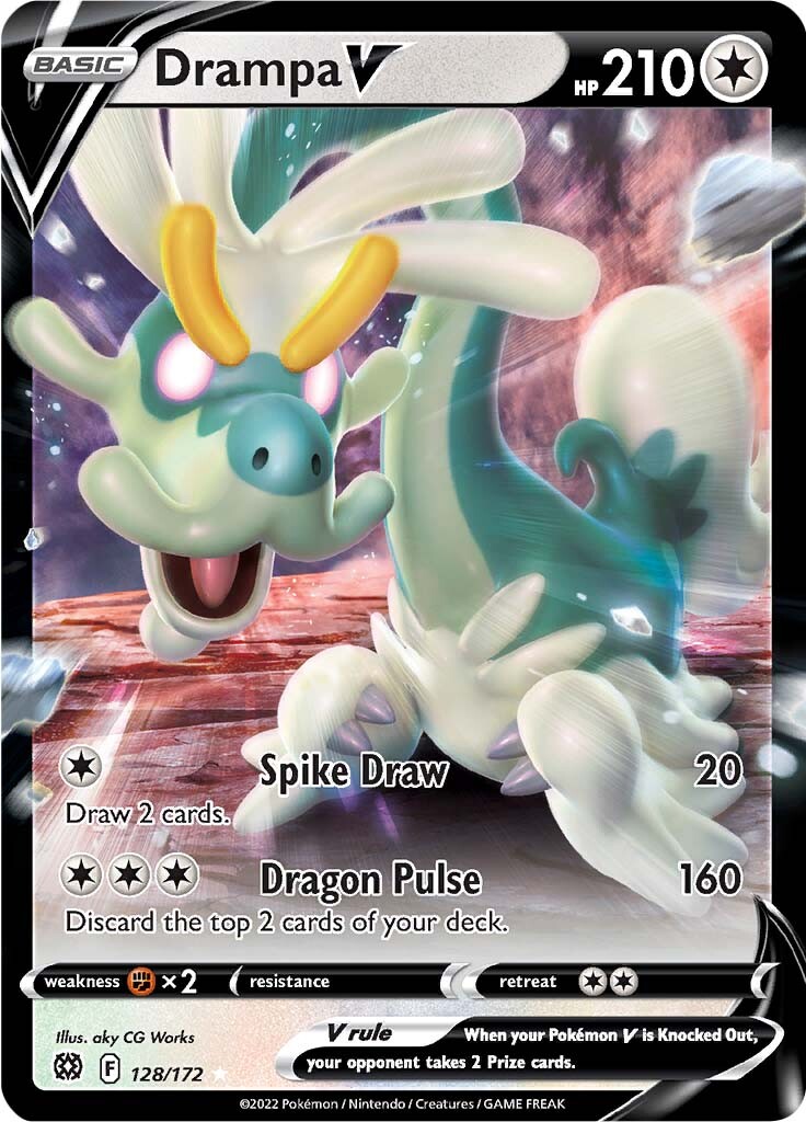 Drampa V (128/172) [Sword & Shield: Brilliant Stars] | Rock City Comics