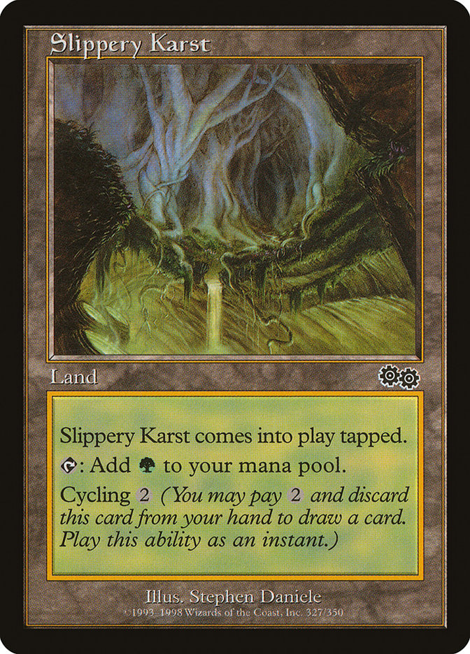 Slippery Karst [Urza's Saga] | Rock City Comics