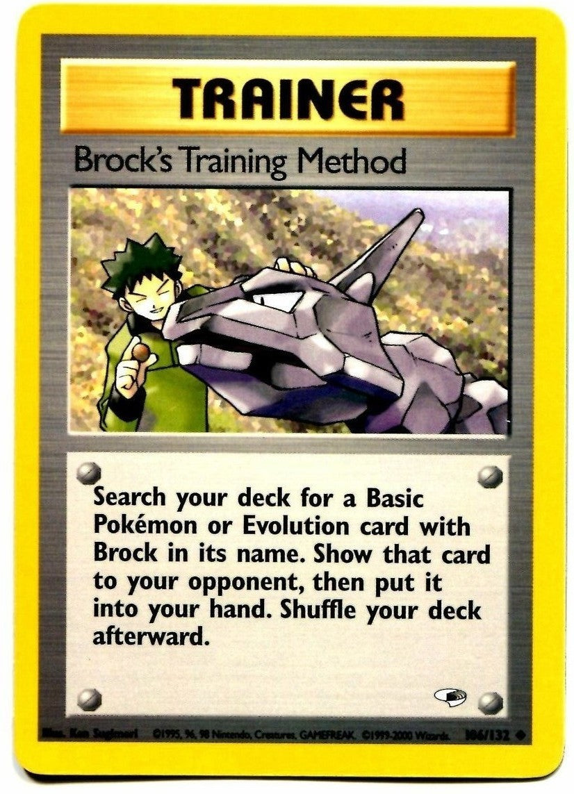 Brock's Training Method (106/132) [Gym Heroes Unlimited] | Rock City Comics