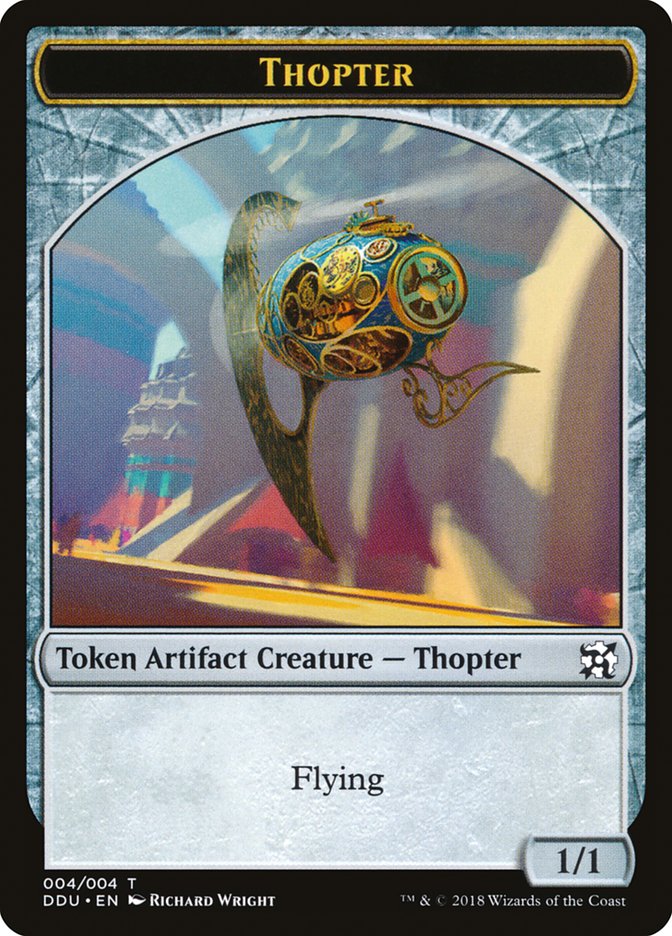 Thopter (004/004) [Duel Decks: Elves vs. Inventors Tokens] | Rock City Comics