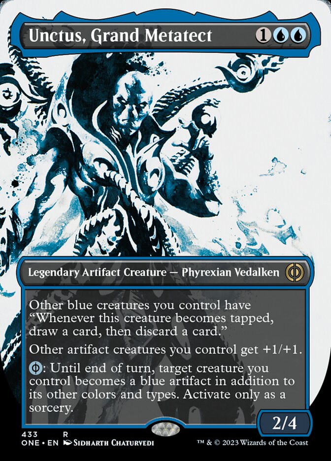 Unctus, Grand Metatect (Borderless Ichor Step-and-Compleat Foil) [Phyrexia: All Will Be One] | Rock City Comics