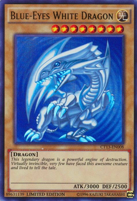 Blue-Eyes White Dragon [CT13-EN008] Ultra Rare | Rock City Comics