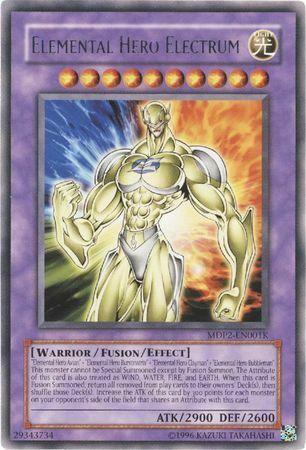 Elemental Hero Electrum (Redemption Replacement) [MDP2-EN001K] Rare | Rock City Comics