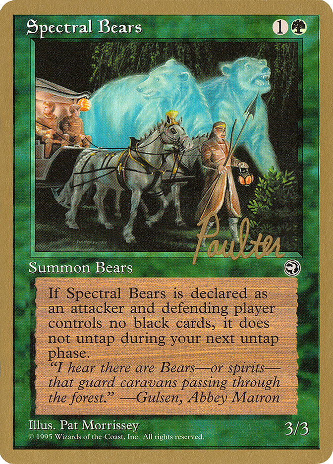 Spectral Bears (Preston Poulter) [Pro Tour Collector Set] | Rock City Comics