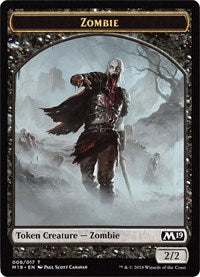 Zombie // Goblin Double-sided Token (Game Night) [Core Set 2019 Tokens] | Rock City Comics