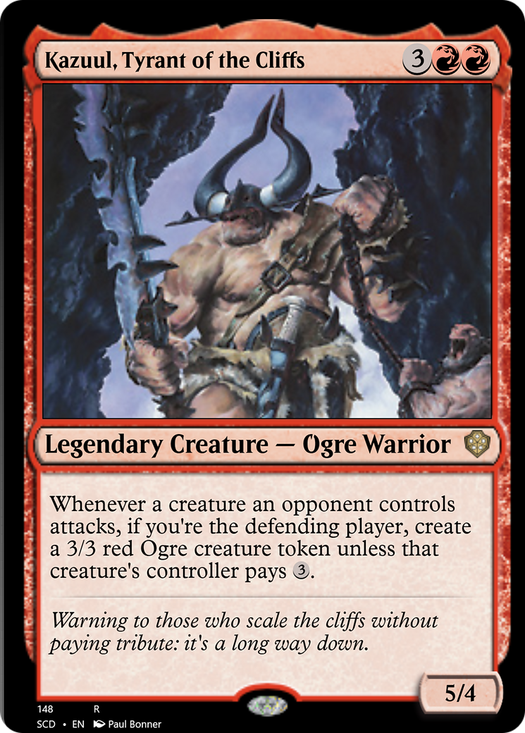 Kazuul, Tyrant of the Cliffs [Starter Commander Decks] | Rock City Comics