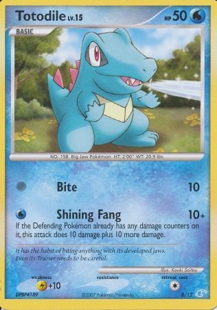 Totodile (8/12) [Diamond & Pearl: Trainer Kit - Manaphy] | Rock City Comics