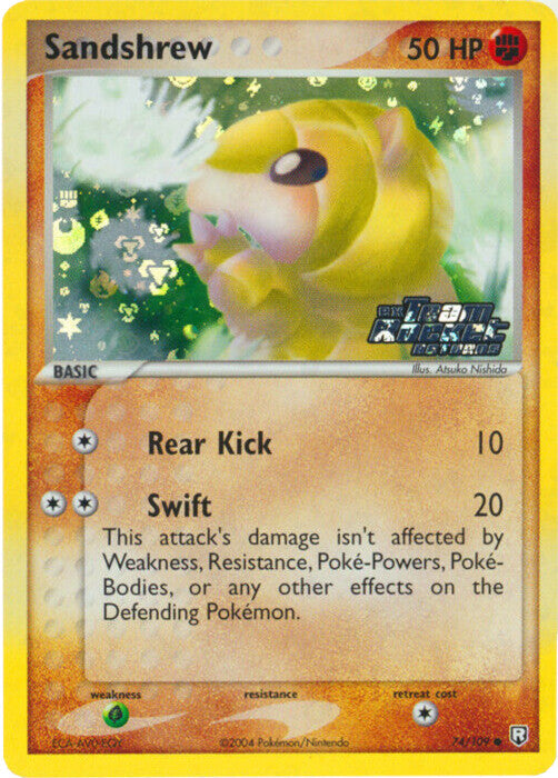 Sandshrew (74/109) (Stamped) [EX: Team Rocket Returns] | Rock City Comics