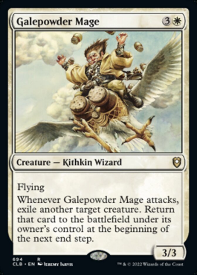 Galepowder Mage [Commander Legends: Battle for Baldur's Gate] | Rock City Comics