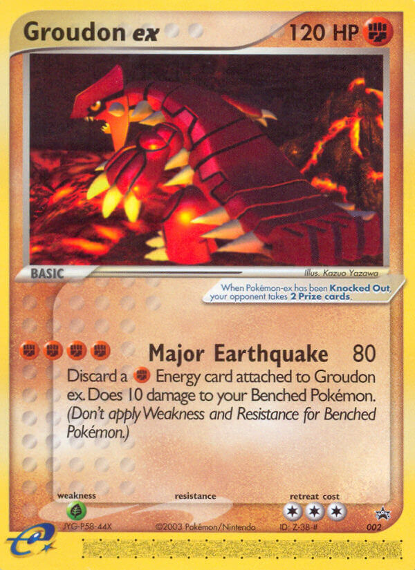 Groudon ex (002) [Nintendo: Black Star Promos] | Rock City Comics