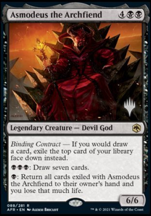 Asmodeus the Archfiend (Promo Pack) [Dungeons & Dragons: Adventures in the Forgotten Realms Promos] | Rock City Comics