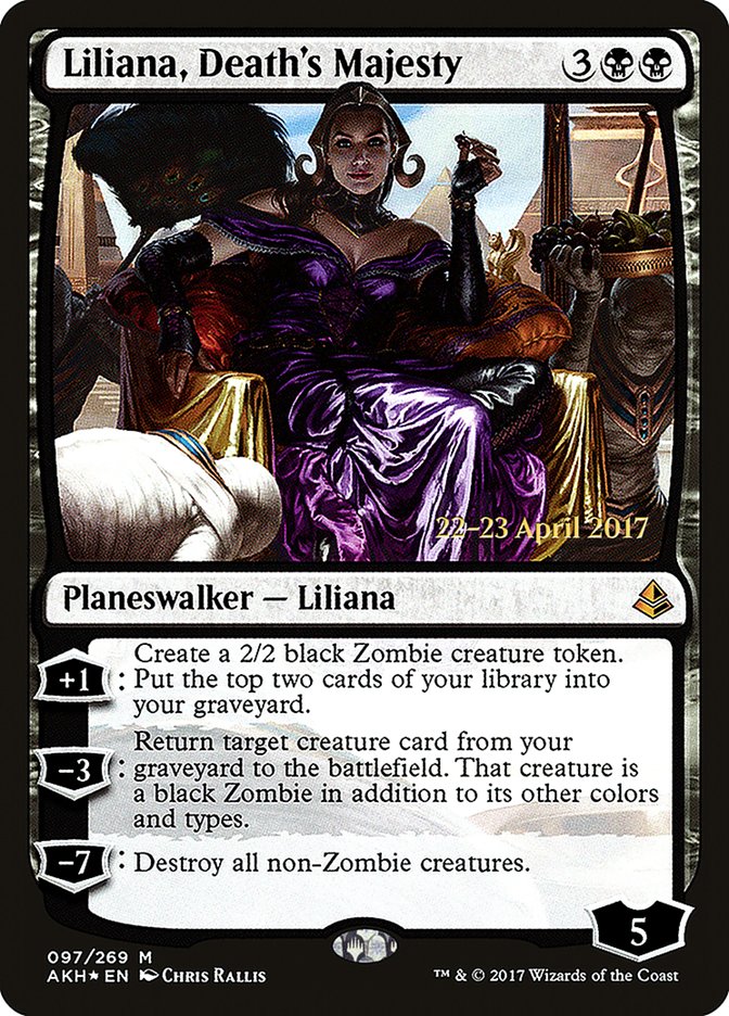 Liliana, Death's Majesty  [Amonkhet Prerelease Promos] | Rock City Comics