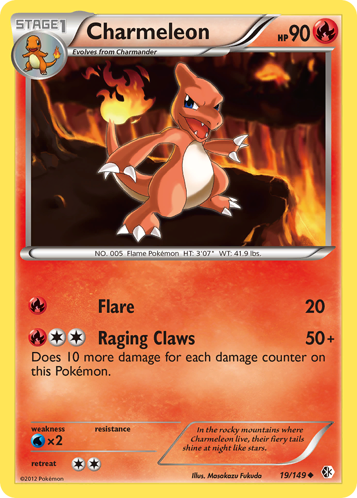 Charmeleon (19/149) [Black & White: Boundaries Crossed] | Rock City Comics