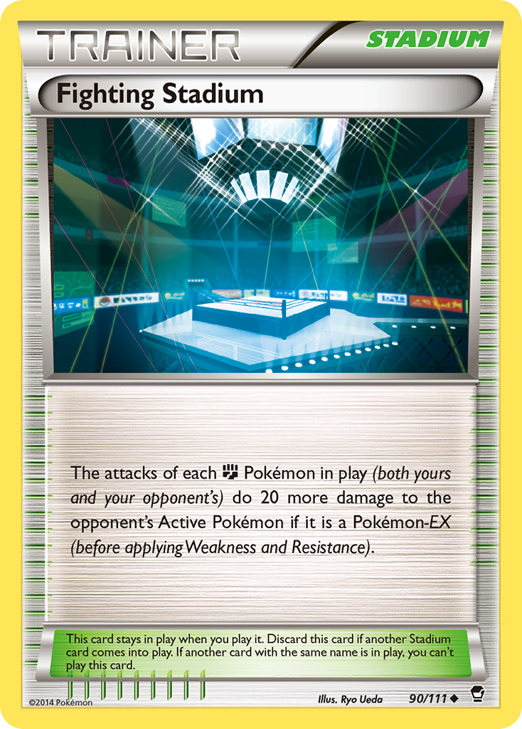 Fighting Stadium (90/111) [XY: Furious Fists] | Rock City Comics