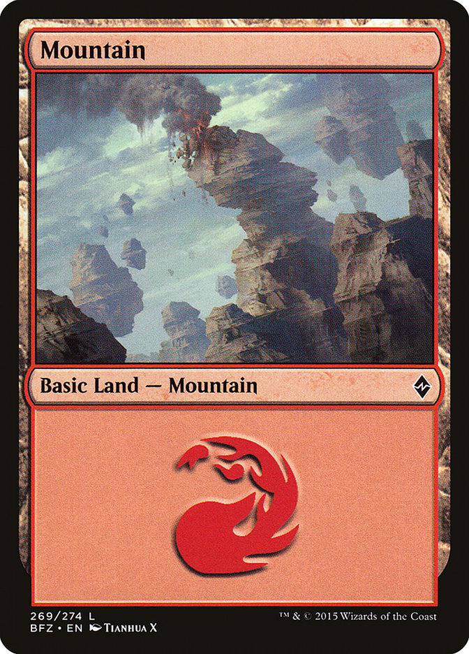 Mountain (269a) [Battle for Zendikar] | Rock City Comics