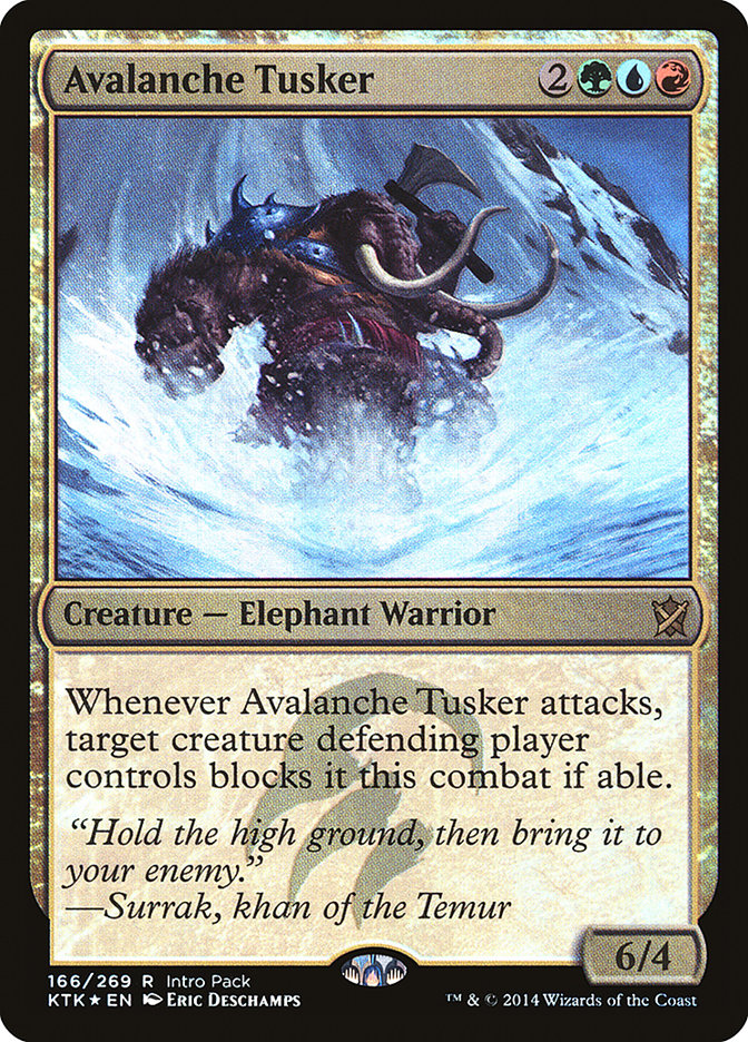 Avalanche Tusker (Intro Pack) [Khans of Tarkir Promos] | Rock City Comics