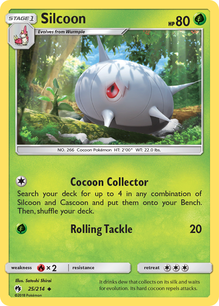 Silcoon (25/214) [Sun & Moon: Lost Thunder] | Rock City Comics