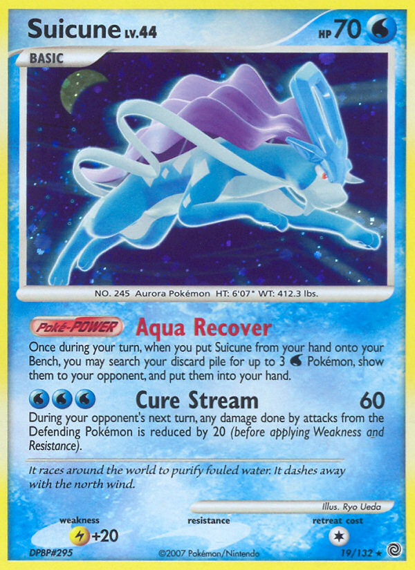 Suicune (19/132) [Diamond & Pearl: Secret Wonders] | Rock City Comics