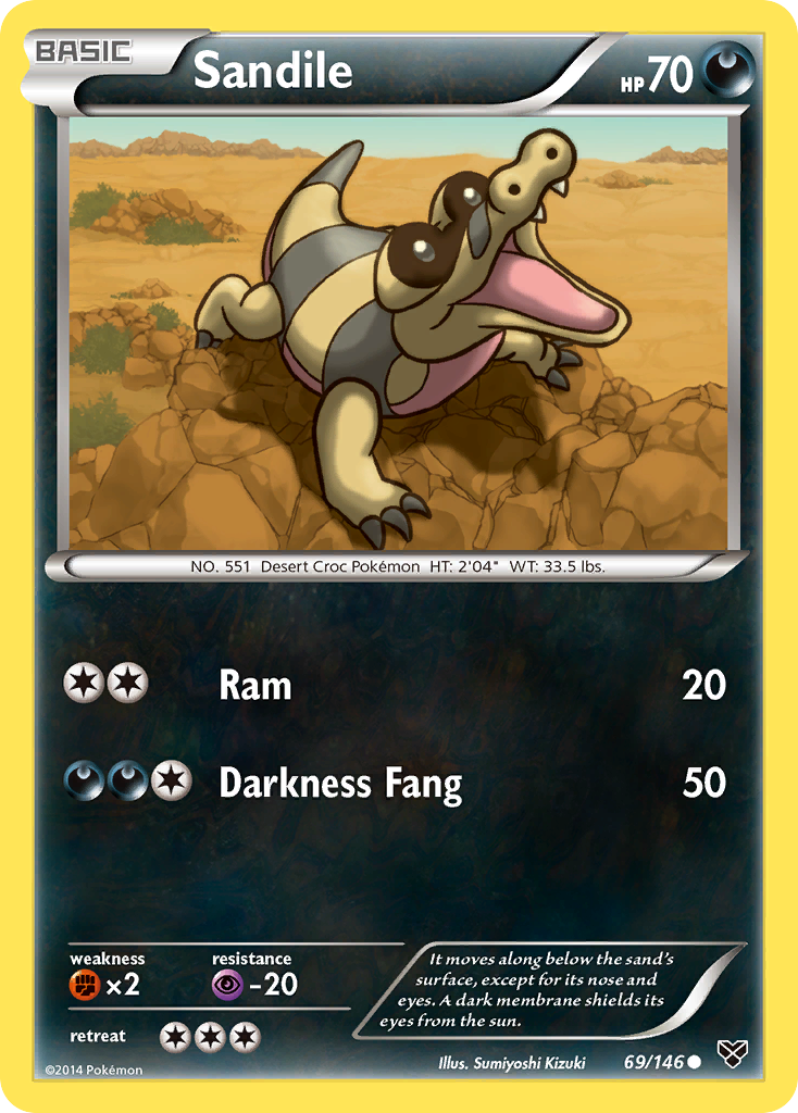 Sandile (69/146) [XY: Base Set] | Rock City Comics