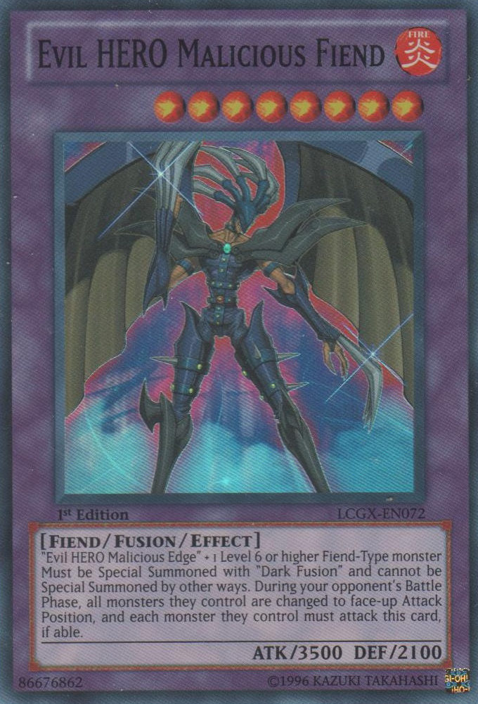 Evil HERO Malicious Fiend [LCGX-EN072] Super Rare | Rock City Comics