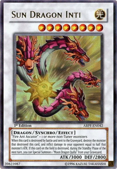 Sun Dragon Inti [ABPF-EN042] Ultra Rare | Rock City Comics