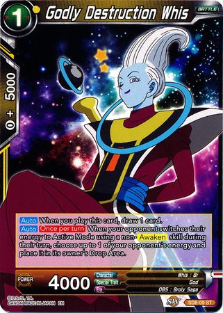 Godly Destruction Whis (Starter Deck - Rising Broly) [SD8-09] | Rock City Comics