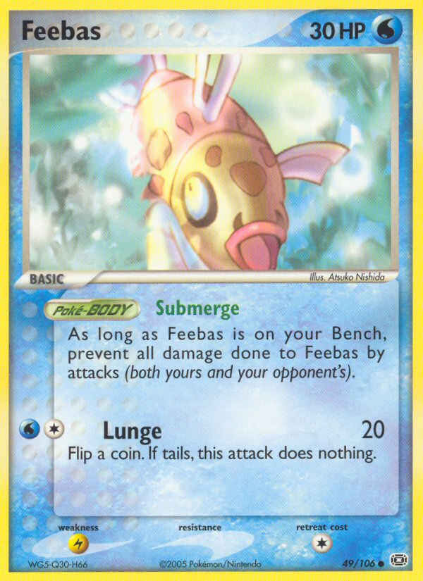 Feebas (49/106) [EX: Emerald] | Rock City Comics