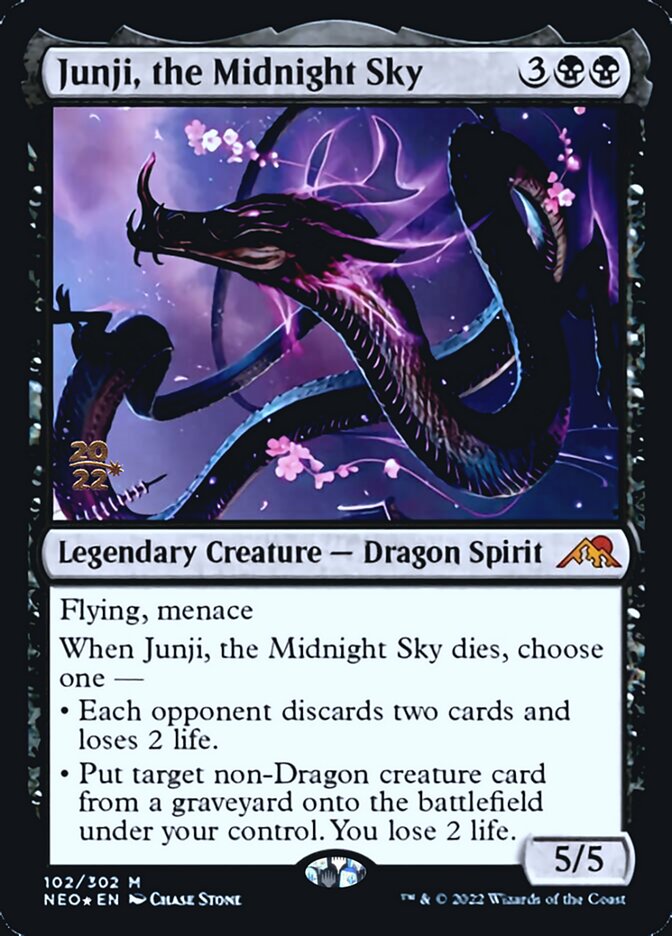 Junji, the Midnight Sky [Kamigawa: Neon Dynasty Prerelease Promos] | Rock City Comics